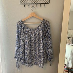 Off the shoulder blouse